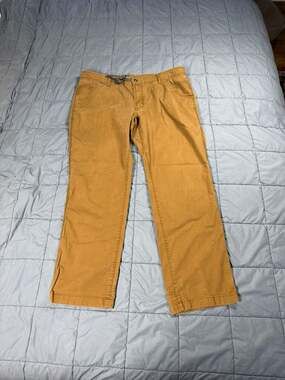 L.L.Bean Men's 40x32 Khaki Brown Cotton Canvas Comfort Utility Outdoor Pants